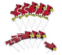 Desert Cactus Illinois State University Cupcake Topper and Cake Toppers Set - ISU Redbirds 25 Pcs Party Supplies, Decorations and Favors