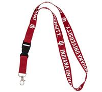 Desert Cactus Indiana University Bloomington Lanyard Hoosiers Car Keys ID Badge Holder Keychain Detachable Breakaway Snap Buckle (Red - Indiana University)