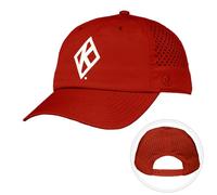 Desert Cactus Kappa Alpha Psi Snapback Baseball Hat, Kappas Unstructured BreezePro Performance Hat with Adjustable Silicone Strap (Design BP2-Red B)