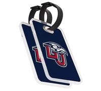 Desert Cactus Liberty University Luggage Tag - Official LU Flames 2 Pack Travel ID Label for Suitcases, Bags, and Carry-Ons (2-Pack Acrylic Luggage Tag A)