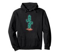 Desert Cactus Made From the Word Arizona Vintage Pullover Hoodie