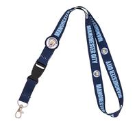 Desert Cactus Manchester City Lanyard Man City MCFC Football Soccer Car Keys ID Badge Holder Keychain Detachable Breakaway Snap Buckle (PVC Lanyard), Multicolor, One size