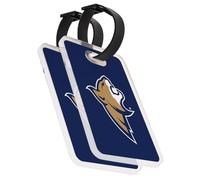 Desert Cactus Montana State University Luggage Tag - Official MSU Bobcats 2 Pack Travel ID Label for Suitcases, Bags, and Carry-Ons (2-Pack Acrylic Luggage Tag A)