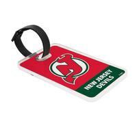 Desert Cactus New Jersey Devils Luggage Tag - Official NHL National Hockey League Travel ID Label for Suitcases, Bags, and Carry-Ons (Vintage Acrylic Luggage Tag B1)