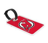 Desert Cactus New Jersey Devils Luggage Tag - Official NHL NJ Devils National Hockey League Travel ID Label for Suitcases, Bags, and Carry-Ons (Acrylic Luggage Tag A)