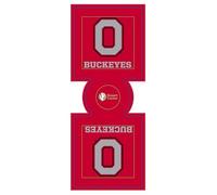 Desert Cactus Ohio State University Can Insulator OSU Ohio State Buckeyes Beverage Cooler 1 Pack Foam 12oz Can Holder Single Sided (Beverage Holder D)