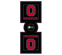 Desert Cactus Ohio State University Can Insulator OSU Ohio State Buckeyes Beverage Cooler 1 Pack Foam 12oz Can Holder Single Sided (Beverage Holder E)