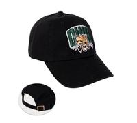 Desert Cactus Ohio University Baseball Hat Bobcats Brimmed Embroirderd Hats Cap Adjustable Cloth Strap Adult (Style A) Black, Black, One size