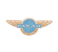 Desert Cactus Pan Am Airways Airline Lapel Pin Logo Enamel Made of Metal (Lapel Pin Design 4), Bronze, no gemstone