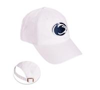 Desert Cactus Pennsylvania State University Baseball Hat Nittany Lions Brimmed Embroidered Cap Adjustable Cloth Strap Type A, White, One size