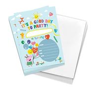 Desert Cactus Peppa Pig Birthday Party Invitation Cards 10 count (D) | 10 Pack Birthday Party Invitation Cards, with Envelopes for Kids, Boys and Girls Party Events and Gathering
