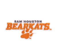 Desert Cactus Sam Houston State University Patch - Embroidered Iron On/Sew On Applique for Blazers, Jackets, Backpacks, Bags & Hats - SHSU Bearkats (Patch D)