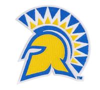 Desert Cactus San Jose State University Patch - Embroidered Iron On/Sew On Applique for Blazers, Jackets, Backpacks, Bags & Hats - SJSU Spartans (Patch B)