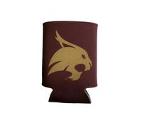 Desert Cactus Texas State University Can Insulator TXState Bobcats Beverage Cooler 1 Pack Foam 12oz Can Holder Single Sided (Design A)