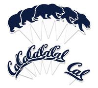 Desert Cactus University of California Berkeley Cupcake Topper and Cake Toppers Set - UC Berkeley Golden Bears 25 Pcs Party Supplies, Decorations and Favors