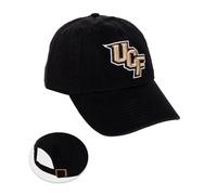 Desert Cactus University of Central Florida Baseball Hat Knights UCF Brimmed Embroirderd Hats Cap Adjustable Cloth Strap Adult (Style 1) Black, Black, One size