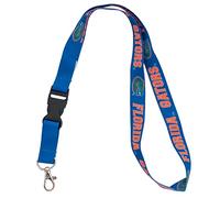 Desert Cactus University of Florida Lanyard Gators Car Keys ID Badge Holder Keychain Detachable Breakaway Snap Buckle (Blue)