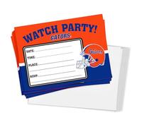 Desert Cactus University of Florida Party Invitation UF Gators 5x7 Invites Cards Celebration 10 Count With Envelopes (Football Watch Party)