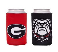 Desert Cactus University of Georgia Reversible Can Insulator Bulldogs UGA Dawgs Beverage Cooler 1 Pack Foam Beverage Holder (1)