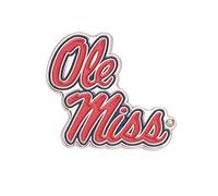 Desert Cactus University of Mississippi Rebels Ole Miss U of M Lapel Pin Logo Enamel Made of Metal (Design A), Bronze, no gemstone