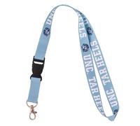 Desert Cactus University of North Carolina Lanyard UNC Chapel Hill Tar Heels Car Keys ID Badge Holder Keychain Detachable Breakaway Snap Buckle (Lanyard 2), Multicolored, Default Size