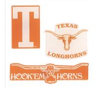 Desert Cactus University of Texas Austin Acrylic Magnet 3 Pack UT Austin Longhorns Decorative Design Officially Licensed (Vintage Acrylic Magnet Set A)
