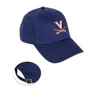 Desert Cactus University of Virginia Baseball Hat Cavalier Wahoos Brimmed Embroidered Cap Adjustable Cloth Strap Adult Type B, Blue, One size