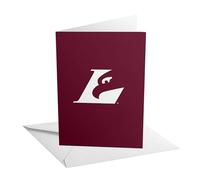 Desert Cactus University of Wisconsin La Crosse 5x7 Inch Greeting Card UWLAX Eagles Single Folded Cardstock with Envelope Party Celebration Officially Licensed (5x7 Card A - Birthday)