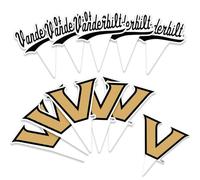 Desert Cactus Vanderbilt University Cupcake Topper and Cake Toppers Set - Vandy Commodores 25 Pcs Party Supplies, Decorations and Favors