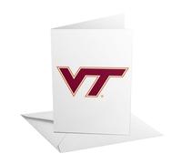 Desert Cactus Virginia Tech 5x7 Inch Greeting Card Hokies VT Single Folded Cardstock with Envelope Party Celebration (Design D - Birthday)