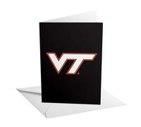 Desert Cactus Virginia Tech 5x7 Inch Greeting Card Hokies VT Single Folded Cardstock with Envelope Party Celebration (Design E - Thank You)