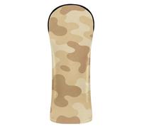 Desert Camouflage Pattern - Picture Book Style Golf Covers Waterproof Headcover with Number Tag Designed to Fit All Woods and Drivers