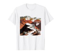 Desert Canyon Hiker Explores Red Rock Formations Southwest T-Shirt