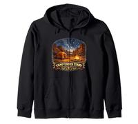 Desert Canyon Stargazer Campfire Adventure Zip Hoodie