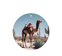 Desert cute camel Car air freshener, 4-pack, lightweight, hanging type, for car interior decoration.