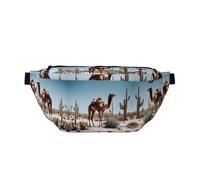 Desert cute camel Versatile Running Waist Pack Lightweight Breathable and Adjustable for Travel Cycling and Everyday Use