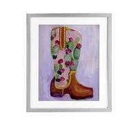 'Desert Day Dream Boots'| Framed Print Under Glass