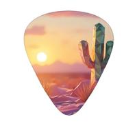 Desert Day Guitar picks in thin, medium, and thick sizes, 12-piece set, suitable for electric guitar and various instruments
