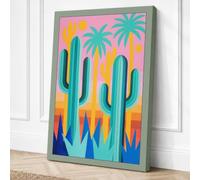 Desert Dreams Canvas Wall Art Print 18x12 Inch