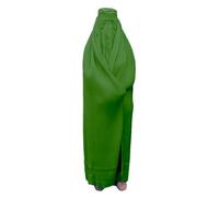 Desert Dress Authentic Afghan Ladies Burqa Burka Black Blue Red Brown White Jilbab Abaya Afghanistan Taliban Veil Niqab - Free Size Cool Kaftans (Green)