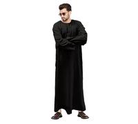 Desert Dress Colour Thobe UAE Omani DishDasha Black Arabic Arab Afghan Saudi Moroccan FBA Fulfilment (as8, numeric, numeric_56, regular, regular)