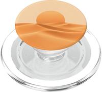 Desert Dunes Sunset Middle East Sahara Abstract Design PopSockets PopGrip for MagSafe