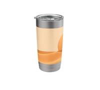 Desert Dunes Sunset Middle East Sahara Abstract Design Stainless Steel Insulated Tumbler