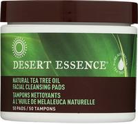 Desert Essence Tea Tree Oil Facial Cleansing Pads - 50 Count