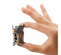DESERT & FOX Ultralight Mini Camping Stove, 2600W Power Titanium Alloy Automatic Foldable Outdoor Cookware Tool for Picnic, Cookout, Camping, Hiking