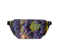 Desert Grapes Bum Bag for Men Women, Water-Resistant Fanny Pack with Adjustable Strap (80-150cm), Large Capacity Crossbody Waist Bag