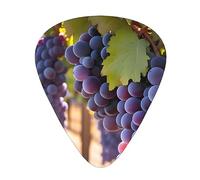 Desert Grapes Guitar picks 12 pieces, ABS material, smooth edges, comfortable feel, 3 optional thicknesses
