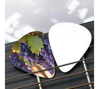 Desert Grapes Patterned guitar pick set - (thin/medium/thick), widely compatible with all kinds of stringed instruments,