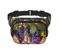 Desert Grapes Printed multifunctional waist bag, unisex trendy messenger bag, travel sports storage bag