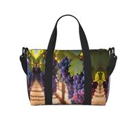 Desert Grapes Printed Tote Gym Bag Crossbody Weekend Travel Bag Suitable For Business Trips